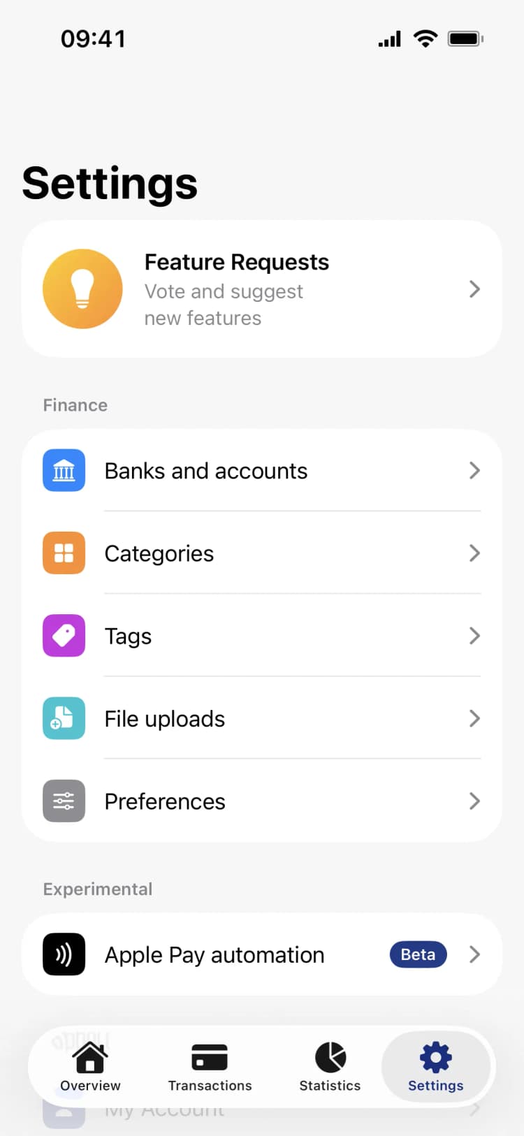 Penge: Customize the app your way